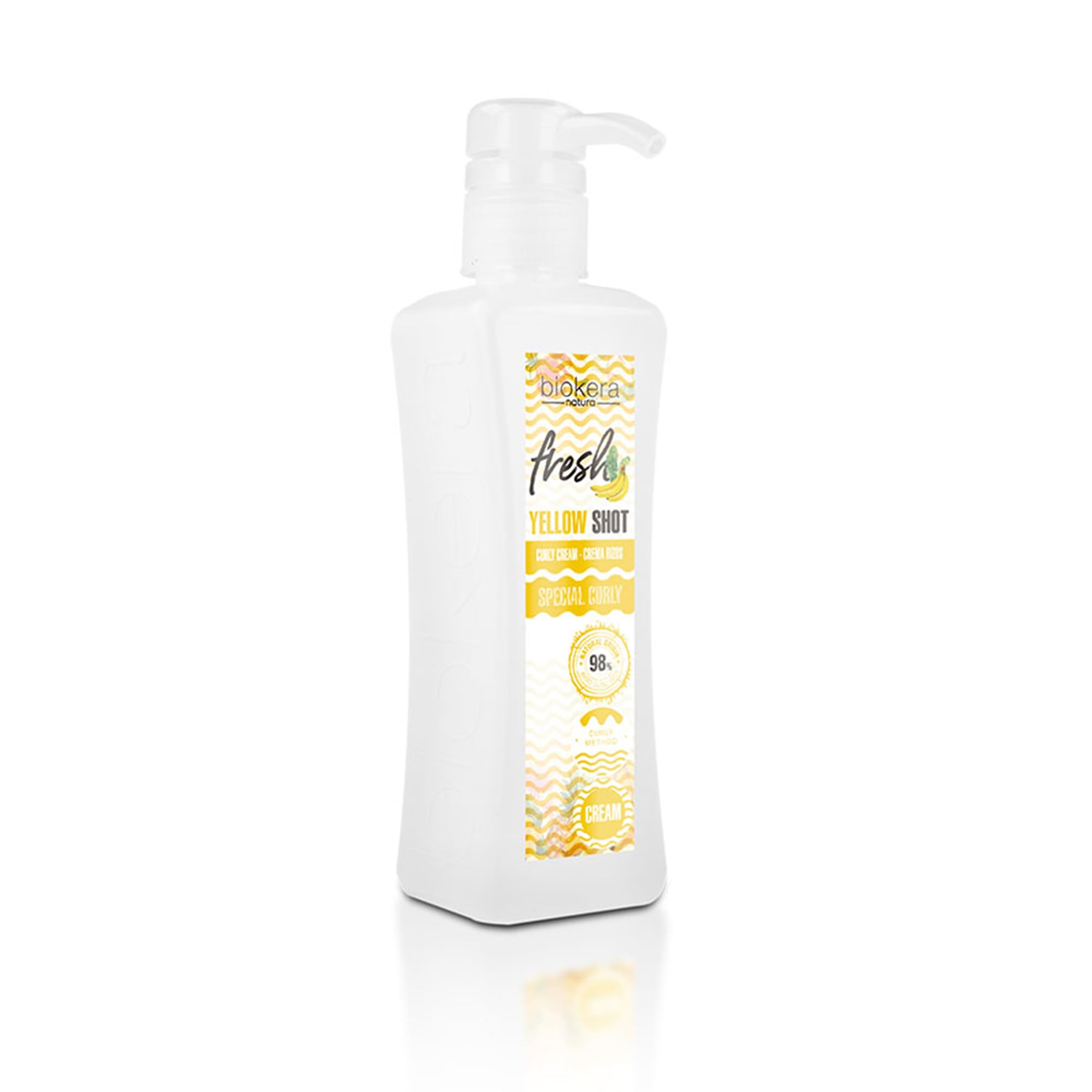 SALERM Curl Activator Cream Yellow Shot bottle for defined curls and hydration