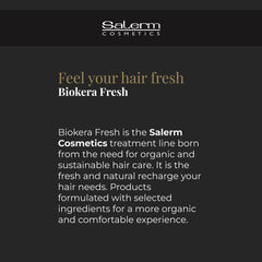 Wet hair with SALERM curl activator cream before diffusing to shape curls