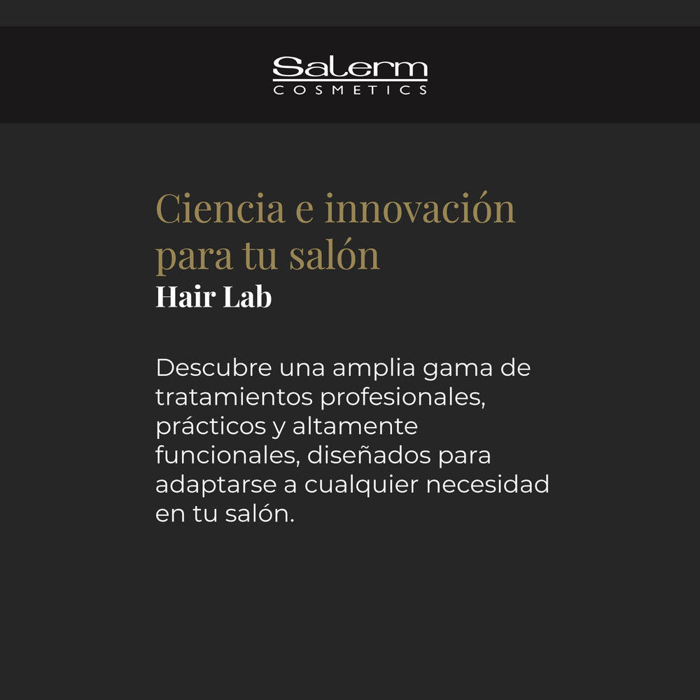 SALERM Hairlab Energizing Lotion clinically tested badge emphasizes safety.