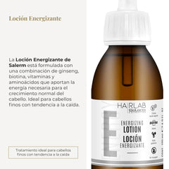 SALERM Hairlab Energizing Lotion ingredients highlight ginseng and biotin.