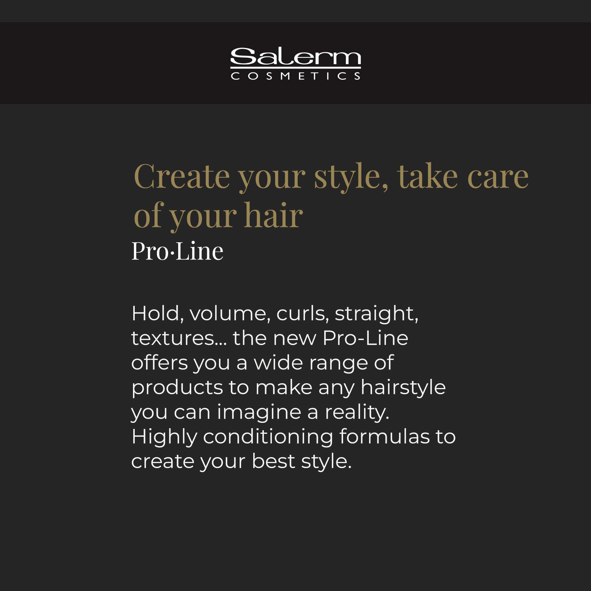 Salerm Ice Gel 03 wet look finish visible on styled hair