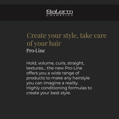 Salerm Ice Gel 03 wet look finish visible on styled hair