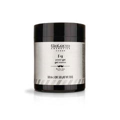 SALERM Men's styling gel in blue bottle delivers intense, long-lasting hold.