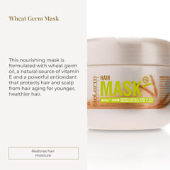 SALERM Nourishing Hair Mask application scene shows deep conditioning on hair
