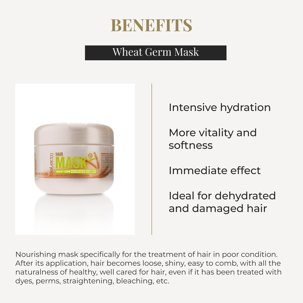 SALERM Nourishing Hair Mask cream texture reveals rich conditioning for hair