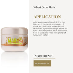 SALERM Nourishing Hair Mask on dry hair demonstrates improved manageability