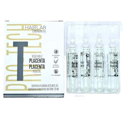 SALERM Vegetable Placenta Restructurer hair application shows convenient use at the roots for vitality