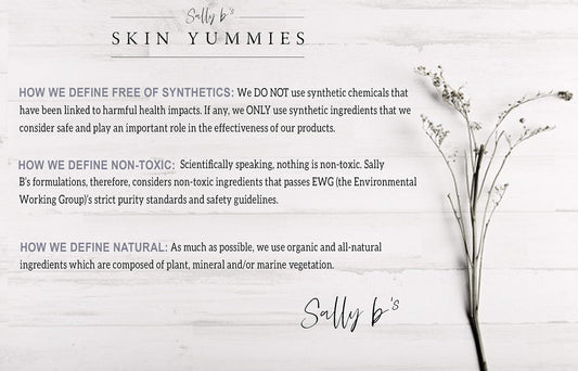 Close-up of Sally B's Serum label highlighting peptide formula for collagen support.