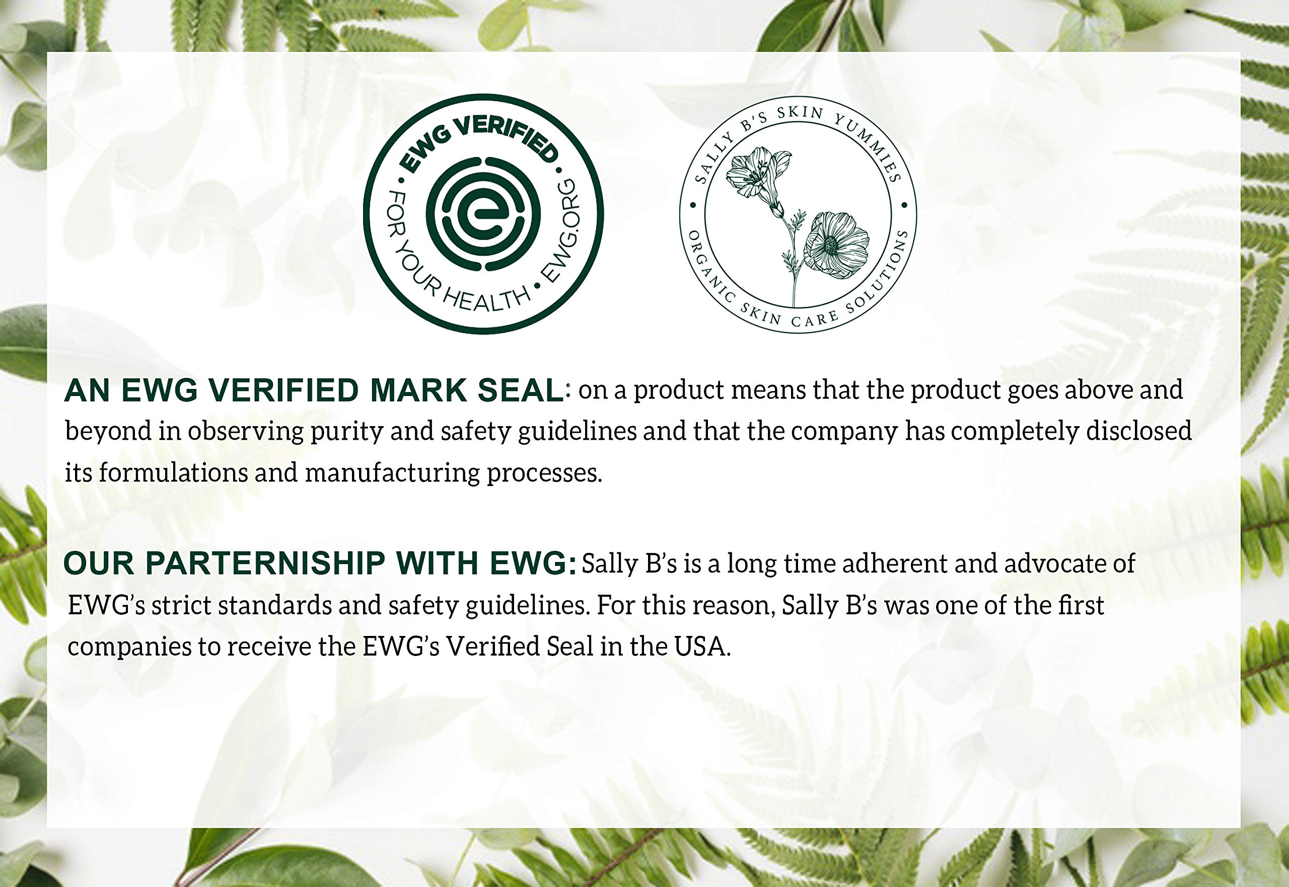 Sally B's unscented hand soap packaging with EWG Verified badge
