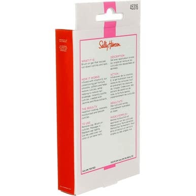 Texture of severely dry cuticles as Sally Hansen Rehab is applied