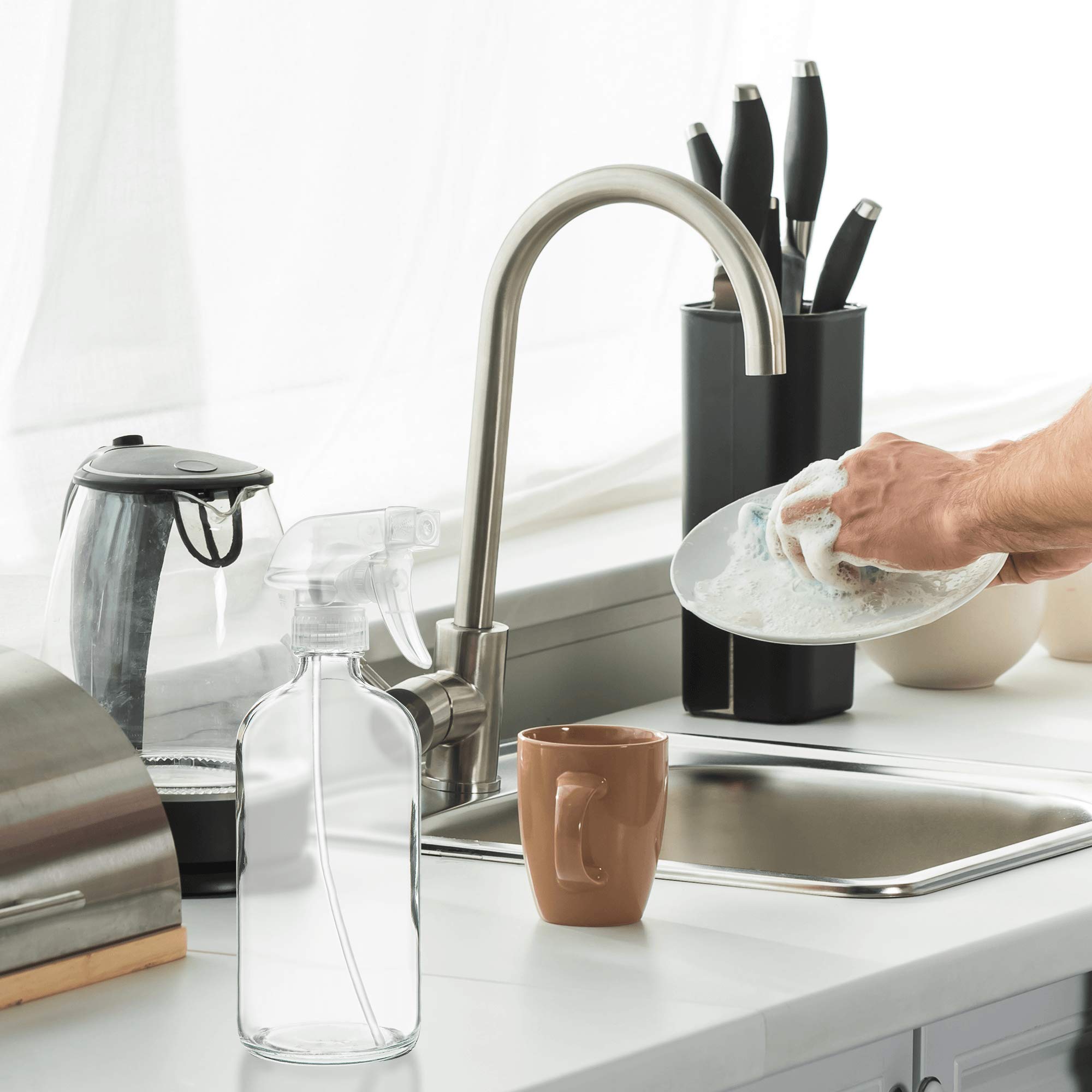 Sallys Organics bottles ideal for kitchen cleaners and plant misting