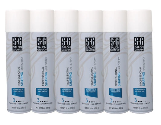 Salon Grafix shaping hair spray mist dispense for easy application