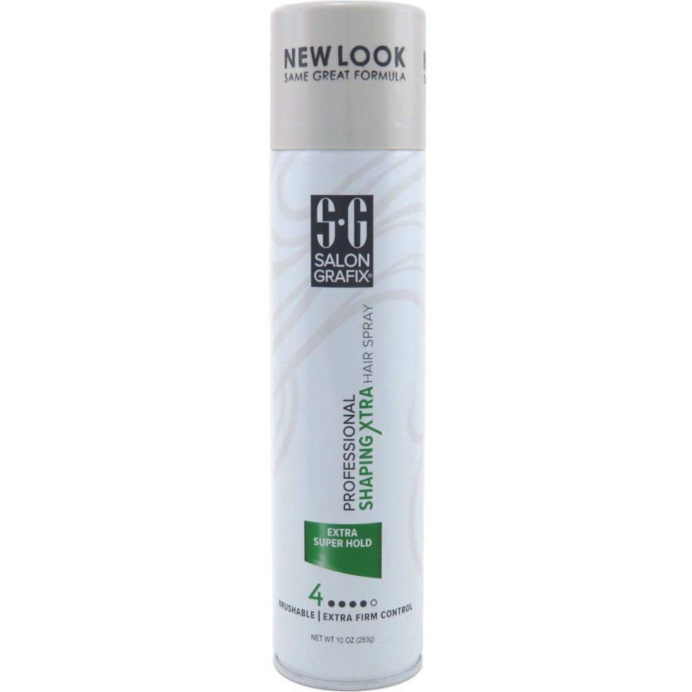 Salon Grafix Shaping Xtra Hair Spray pack of 5 keeps styles ready for busy days