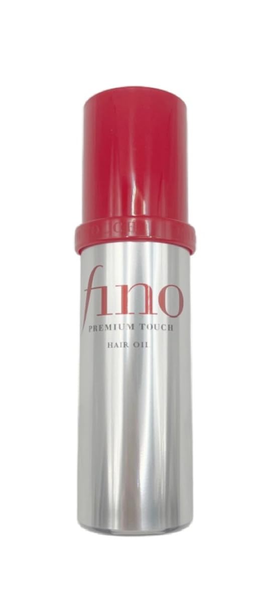 SalonTop Fino Premium Touch bottle closeup showing a smoothing hair oil for frizz control
