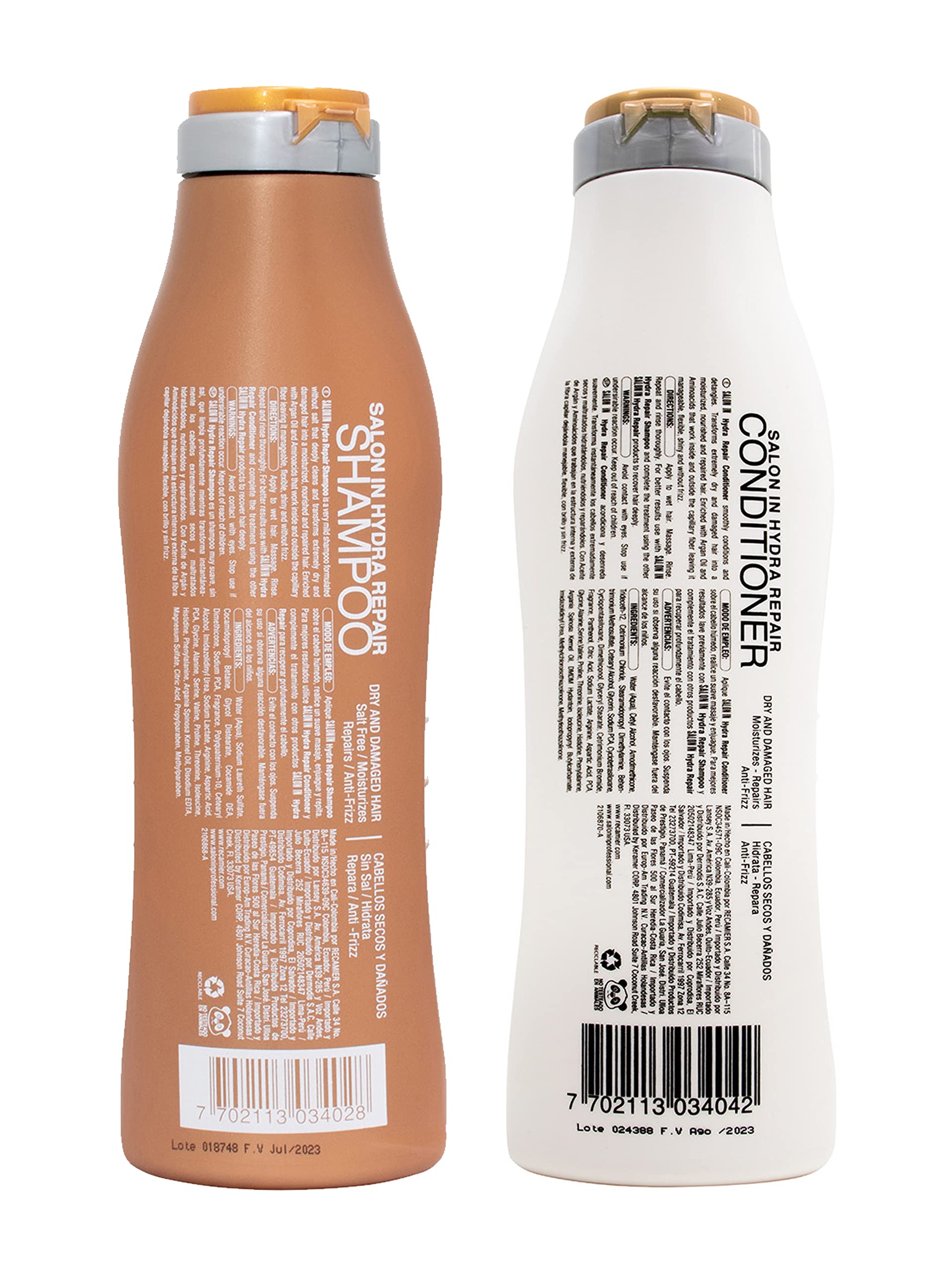SALOON IN Recamier Hydra duo detangles and smooths strands.