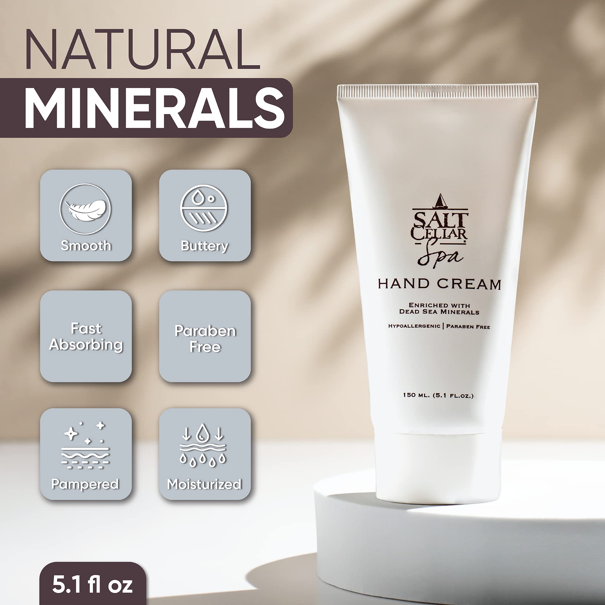 Salt Cellar travel-size hand cream fits purse for on-the-go moisture