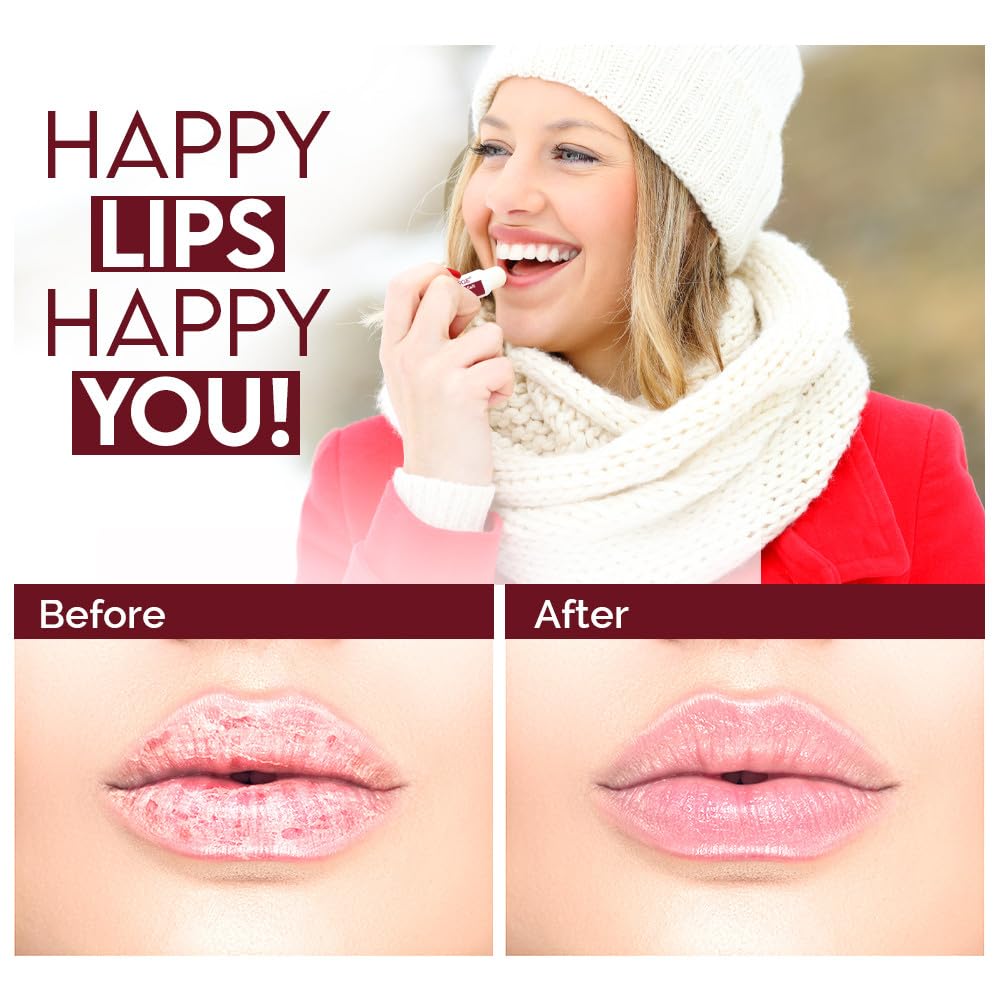 Salt Range lip balm finish with subtle gloss and refreshing feel