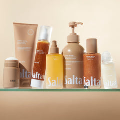 Saltair Body Lotion sensitive-skin-friendly close-up demonstrates gentle formula for delicate skin.