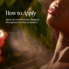 Saltair Beach-inspired ambience with body mist.