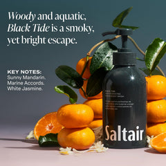 Saltair Coastal fragrance notes for a refreshing, unisex shower.