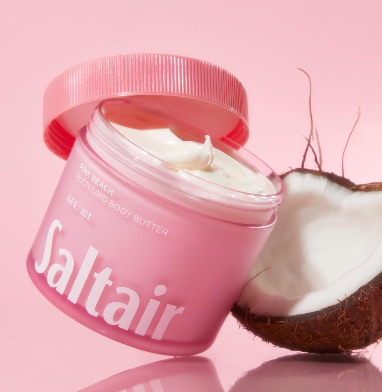 Saltair fast-absorbing texture leaves no greasy residue after application.