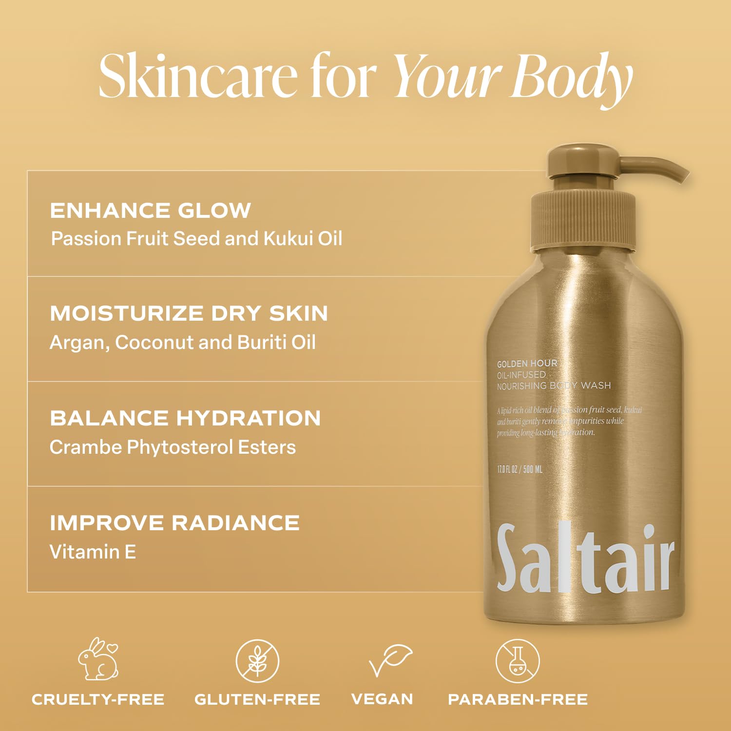 Saltair Golden Hour bathroom scene suggesting spa-like shower ritual