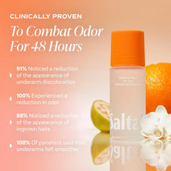 Saltair lightweight serum dries quickly with no residue on skin.