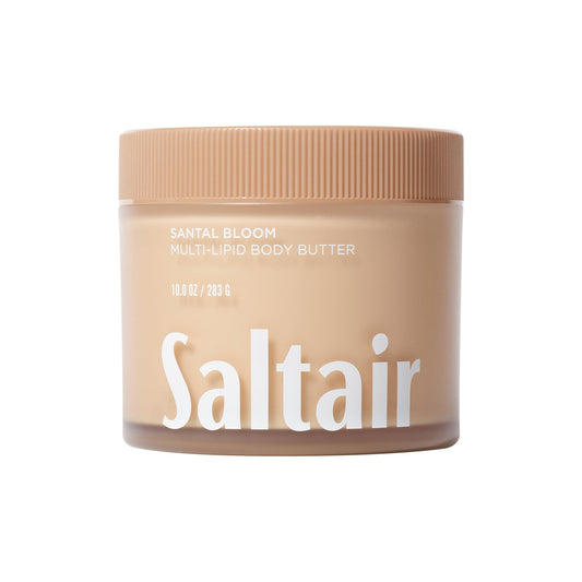 Saltair Multi-Lipid Body Butter ceramide complex delivers deep hydration for soft skin.