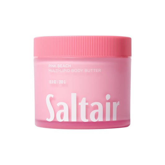 Saltair Multi-Lipid Butter jar shows rich hydration for nourished skin.