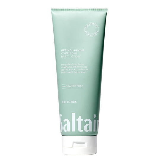 Saltair Retinol Revive Night Lotion bottle with pump for easy nightly application