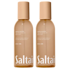Saltair Santal Bloom two-pack bottles on white background, long-lasting fragrance option for daily wear.