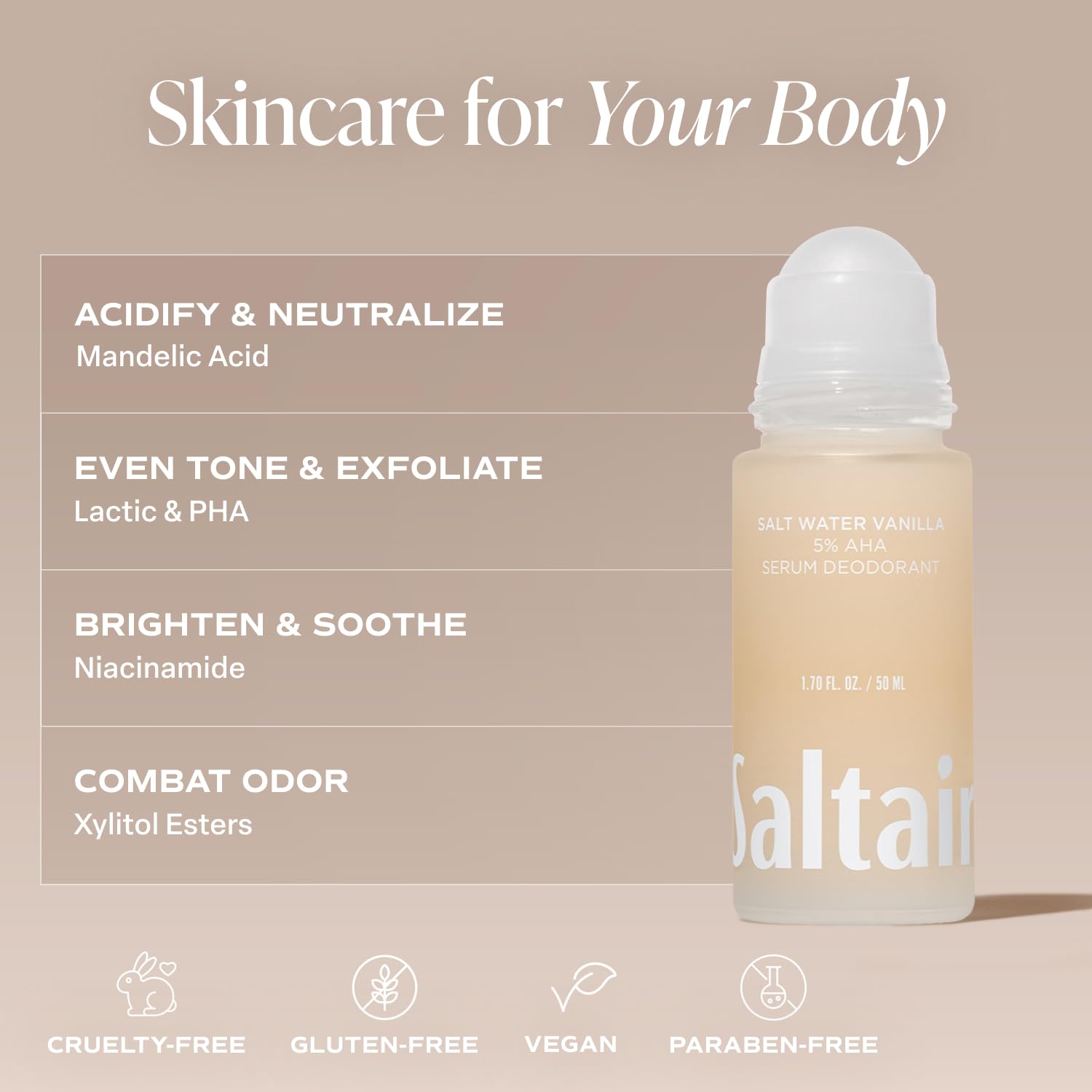 Saltair Serum Deodorant fragrance swirls evoke coastal freshness