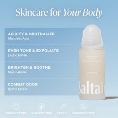 Saltair Serum Deodorant Seascape travel pack ready for on-the-go.