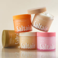 Saltair Vegan Cruelty-Free label on packaging communicates ethical skincare.