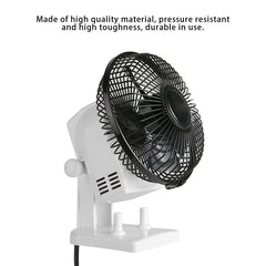 Saluaqui mini electric fan durable material ensures long-lasting home salon use.