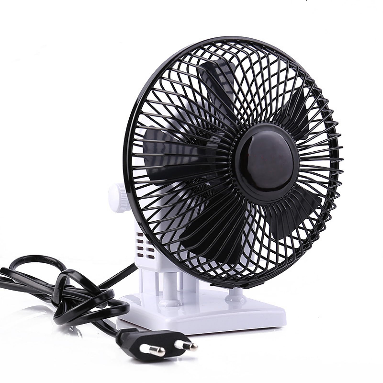 Saluaqui mini electric fan front view showing compact nail dryer ideal for quick polish drying.