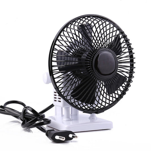 Saluaqui mini electric fan front view showing compact nail dryer ideal for quick polish drying.