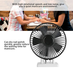Saluaqui mini electric fan rotatable design with adjustable airflow for tailored manicures.