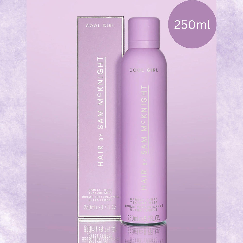 SAM MCKNIGHT Barley There Texture Mist spray for textured, flexible look.