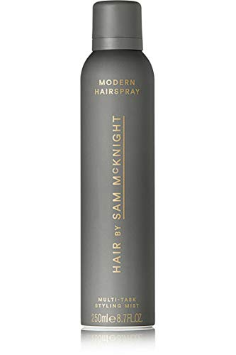 SAM MCKNIGHT Modern Hairspray 250ml bottle for flexible hold and easy styling