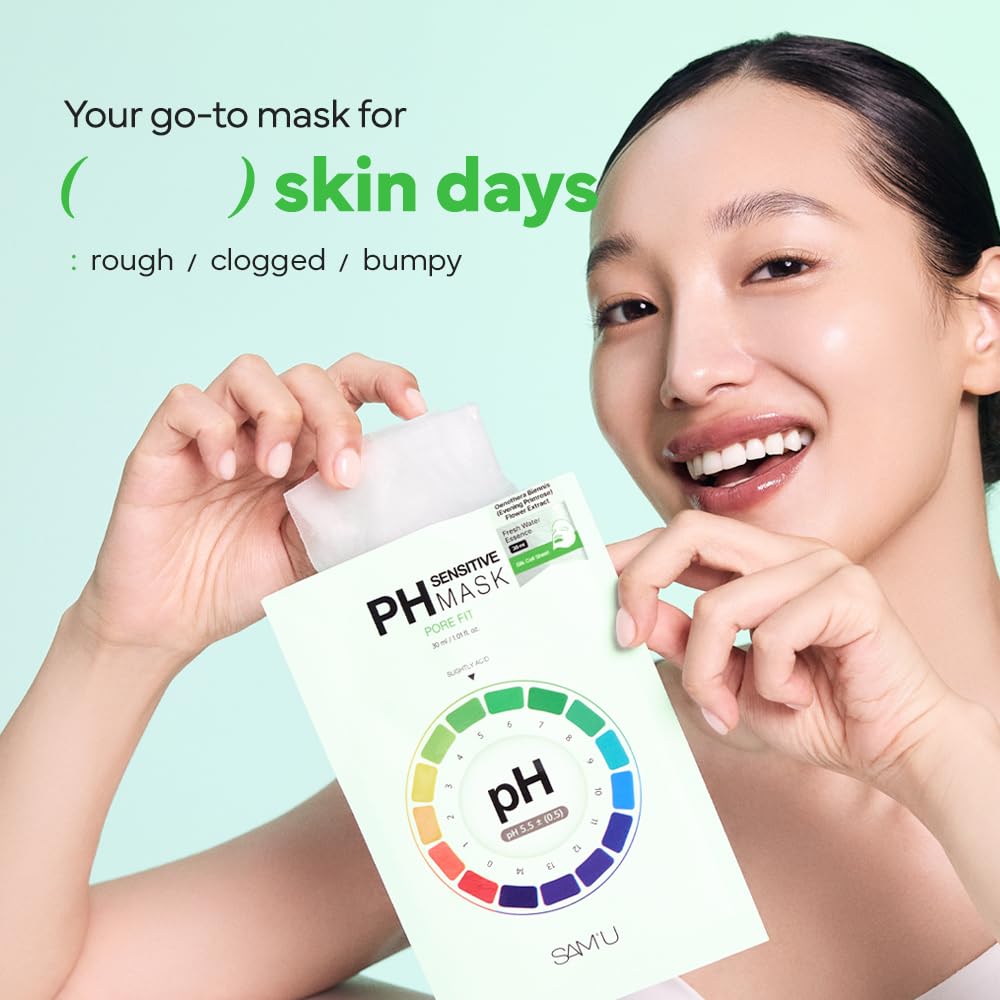 Close-up of AHA/BHA/PHA blend in SAM’U mask ingredients