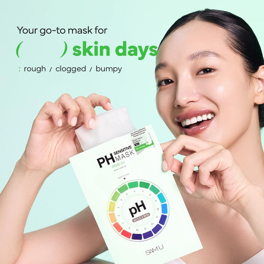Close-up of AHA/BHA/PHA blend in SAM’U mask ingredients