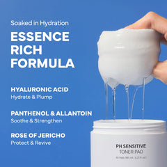 Five-weight hyaluronic acid matrix visible for deep hydration potential