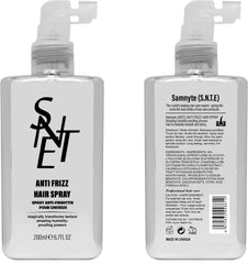 Samnyte smoothing spray daily-use bottle fits into quick morning routines.