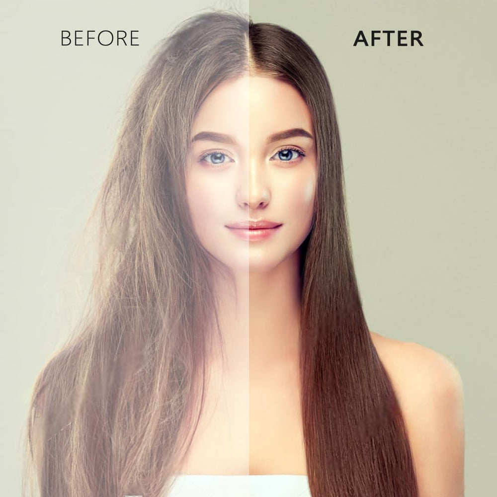 Samnyte anti-frizz smoothing spray mist dispense ensures fast absorption for sleek results.