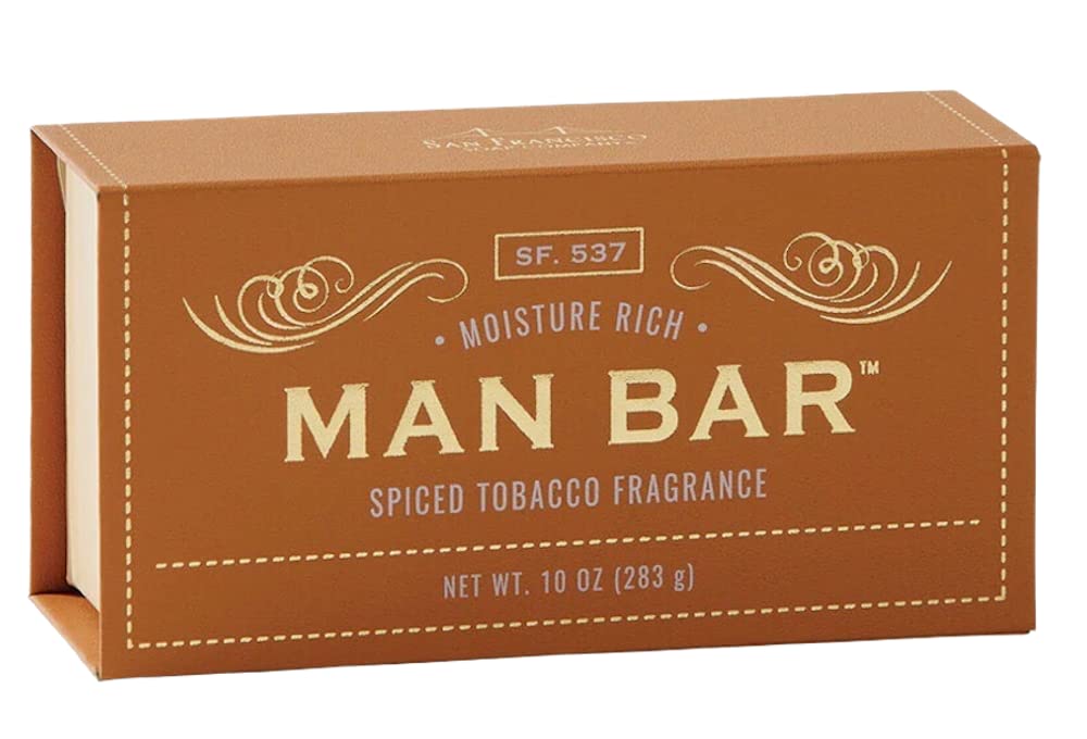 San Francisco Soap Company Deep Cleansing Man Bar with Silver Sage and Bergamot for a deep refresh