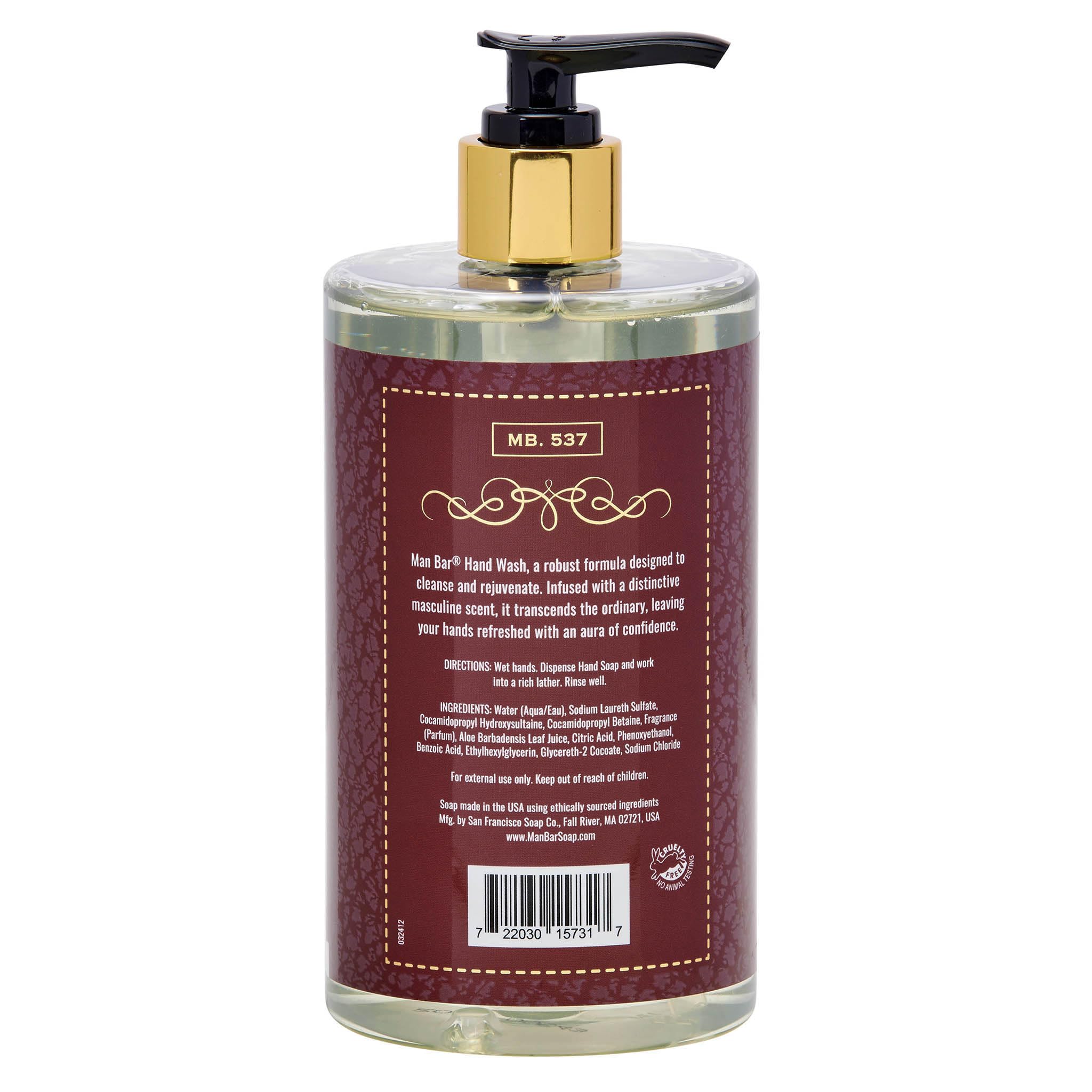 San Francisco Soap Company Exotic Musk & Sandalwood hand wash lather delivers refreshing cleansing.