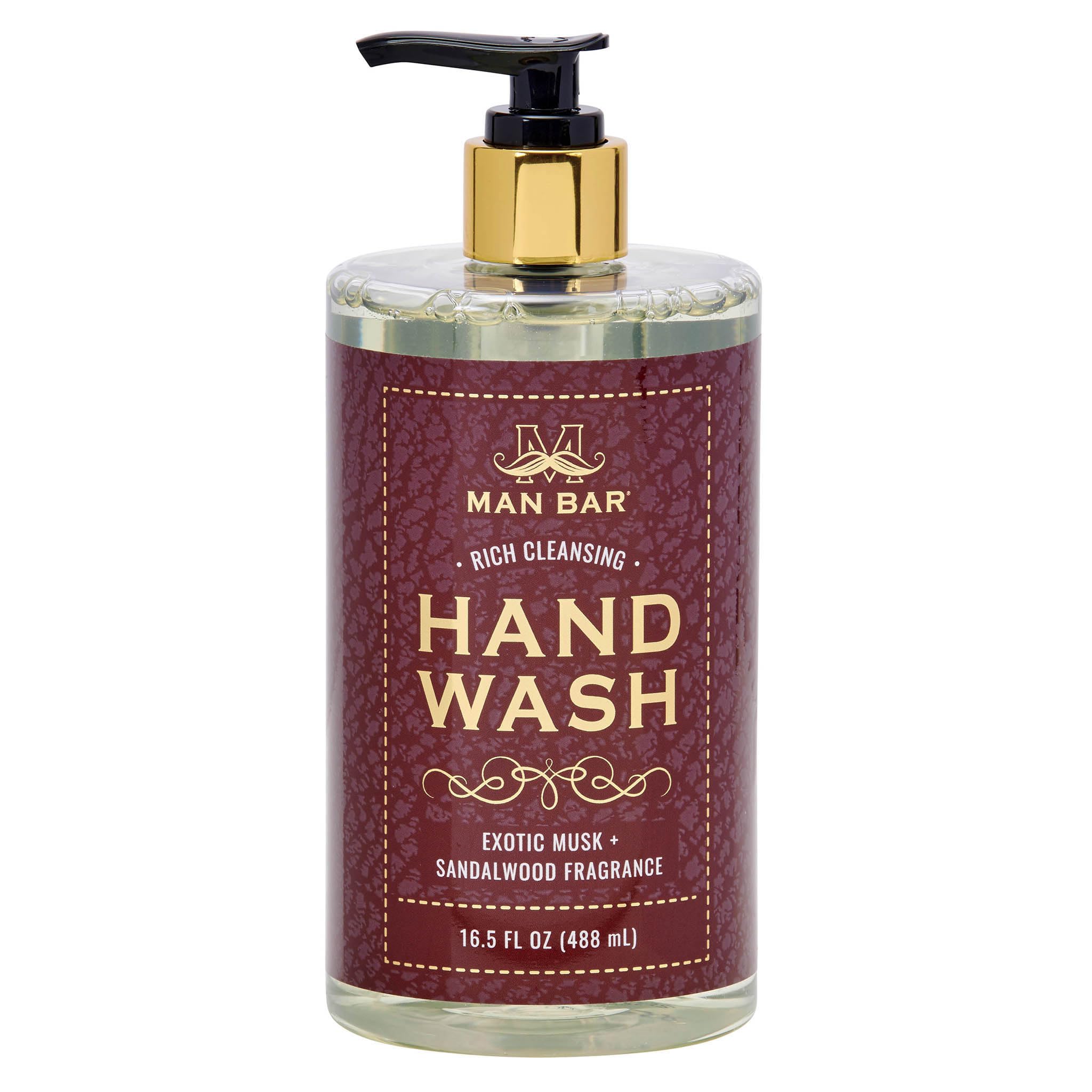 San Francisco Soap Company Exotic Musk & Sandalwood hand wash bottle offers premium daily cleansing.