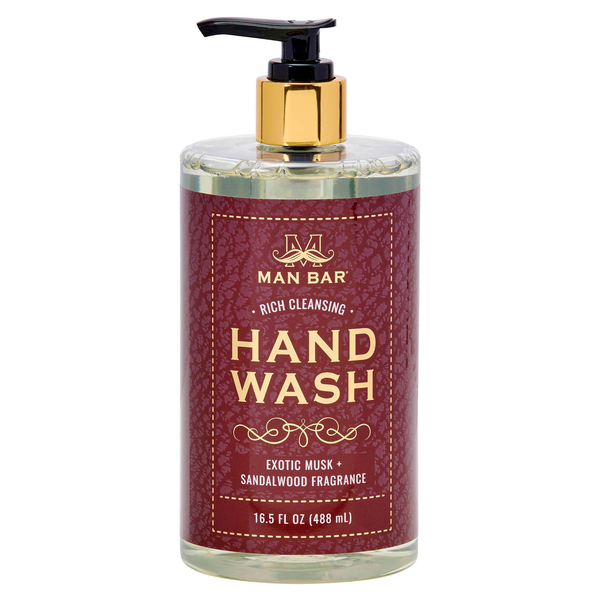 San Francisco Soap Company Exotic Musk & Sandalwood hand wash bottle offers premium daily cleansing.