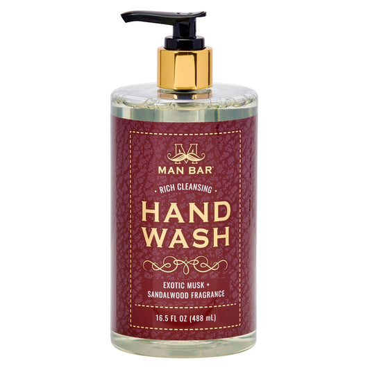 San Francisco Soap Company Exotic Musk & Sandalwood hand wash bottle offers premium daily cleansing.